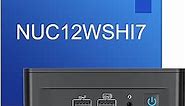 Intel NUC 12 Pro Wall Street Canyon Mini PC, 32GB RAM, 1TB SSD, Intel Core i7-1260P Processor (18M Cache, up to 4.70 GHz), WiFi 6E, BT 5.2, Dual Thunderbolt, Dual HDMI, Win 11 Pro(NUC12WSHi7)