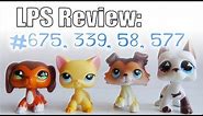 LPS Review: Collie #58, Cat #339, Dachshund #675, Great Dane #577