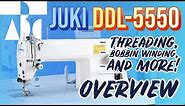 HOW TO Thread Your Juki DDL-5550N Industrial Sewing Machine