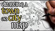 Drawing a Town Map (for D&D)