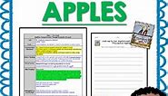Mr. Peabody's Apples by Madonna Lesson Plan and Google Activities