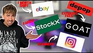Which Platform Is Best For Buying Sneakers?! Stockx vs Goat vs Ebay