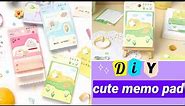 How to make cute memo for school _ DIY memo pad