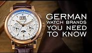 Introduction To German Watchmaking - 11 Brands You Need To Know