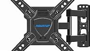 MOUNTUP Full Motion TV Wall Mount for Most 26-50 Inch TVs, Max VESA 300x300mm Wall Mount TV Bracket with Swivel Tilting Extension Level Adjustment for LED LCD Flat Curved TVs Up to 53 LBS, MU0018