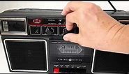 GE Cassette Player Boombox Radio