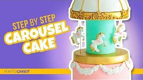 How To Make A BEAUTIFUL Carousel Cake by Joni Kwan | How To Cake It Step By Step