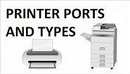 Computer Fundamentals - Printers - What is a Printer? USB Wireless and Parallel Port for PC and Mac