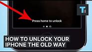 Turn off "Raise to Wake" and unlock your iPhone the old way