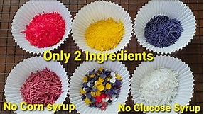Homemade Sprinkles Recipe | Sprinkles | No Corn Syrup No Glucose Syrup |DIY