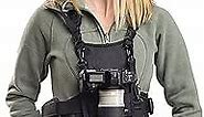 Nicama Multi Camera Carrying Chest Harness Vest System with Side Holster and Secure Straps for Canon Nikon Sony Panasonic Olympus DSLR Cameras