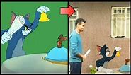Tom and Jerry Greenscreen HD version + Tutorial on how to make funny video on ur phone