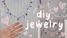 DIY ♡ aesthetic ♡ jewelry - EASY + BEGINNER FRIENDLY!