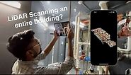 3D scan entire buildings with iPhone LiDAR and SiteScape Multi-Scan