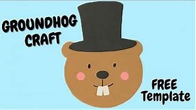 Groundhog Day Craft (Free Template)