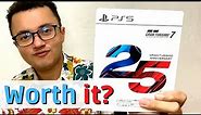 Gran Turismo 7 25th Anniversary Edition Unboxing and Review. (Is it worth it?)