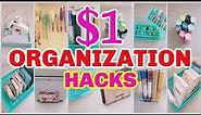 16+ AMAZING DOLLAR TREE ORGANIZATION IDEAS AND HACKS THAT YOU CAN ACTUALLY USE NO TOOLS REQUIRED!