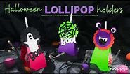 How to make Dollar Tree Halloween Lollipop Sucker Holders