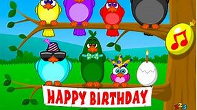 Singing birds - Birthday - send free eCards from 123cards.com