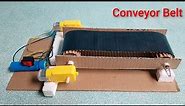 How To Make A Conveyor Belt System At Home || Conveyor Belt Model || Homemade Conveyor Belt