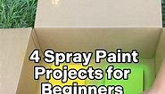 Beginner Spray Paint Projects 🎨✨ These are easy and a great way to get started in DIY! Spray paint can be so forgiving and is such an easy way to transform the look of something. Leave your spray paint projects below and follow me for more Beginner DIY projects! . #beginnerDIY #spraypaintprojects #diyhomeprojects | MrsAshleyFrench
