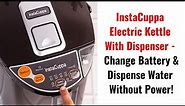 How To Change Battery And Dispense Water Without Electricity In Your Electric Kettle With Dispenser?