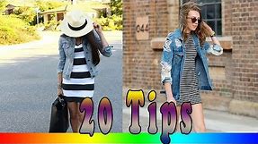 20 Style Tips On How To Wear A Striped Dress In The Summer