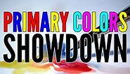 Primary Colors Showdown: Red Blue Yellow VS Cyan Magenta Yellow