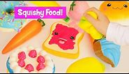 Playing with Squishy Food for Kids The Ultimate Squishyfood Amazing Toys Collection