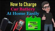How to charge car battery at home without Battery charger | How to Charge My car Battery at Home