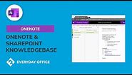 OneNote and SharePoint for Team Knowledge Base