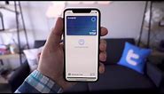 Using Apple Pay on iPhone X