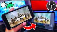 How To Capture iPhone/Android Screen for FREE in OBS with Audio (EASY NO CABLES)