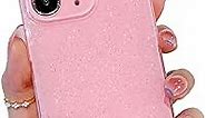 Fycyko for iPhone 11 Pro Case Glitter Bling Cute Women Girl Phone Case Soft Twinkle Sparkly Protective Case for iPhone 11 Pro-Pink