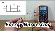 Energy Harvesting from Electromagnetic Signals - Rectenna