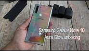 Samsung Galaxy Note 10 Aura Glow unboxing