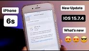 IOS 15.7.4 new update for iPhone 6s - What’s New