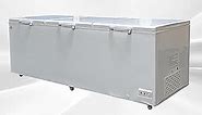 Commercial Freezer Chest freezer 42 Cu.Ft NSF Restaurant 105" White Solid 3 door Flat Top w/Storage Baskets BD1250