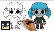 How To Draw Sally Face | Step By Step Tutorial