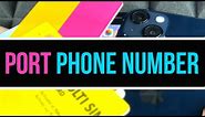 How to Transfer Phone Number to New Carrier | Port Phone Number to another provider