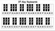 Piano Lesson 7: Piano Keyboard Layouts - How To Label Piano Keys