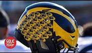 Does Michigan have the most recognizable helmets in college football? | Golic and Wingo