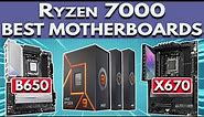 Best Motherboard for Ryzen 7000 | AM5 Motherboard (B650 & X670) For Ryzen 7600X 7700X 7900X 7950X