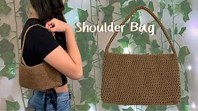 Simple Crochet Mini Shoulder Bag Tutorial
