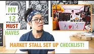 12 MUST-HAVE Things For Any Market Stall Business | My Market Stall Checklist