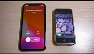 iPhone 2g & iPhone 11 incoming call