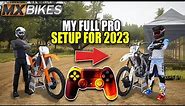 MX Bikes 2023 FULL PRO Setup! (Settings/Controller/Camera)
