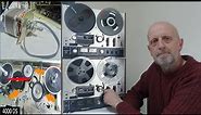 How to Replace Akai Reel to Reel Belt, Replacing Motor Belts 4000ds, 4000db, 4000 wow and flutter