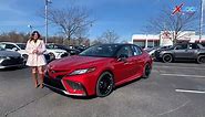 Rare - 2021 Toyota Camry XSE in Supersonic Red with a Black Roof