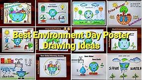 Best Environment Day Poster Drawing Ideas | World environment Day 2023 Poster Idea | Creative Poster
